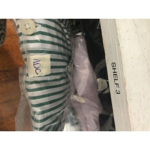 US Polo Assn. XL Cotton Blend Button Up Shirt Green White Stripes Horse Logo - Picture 16 of 16